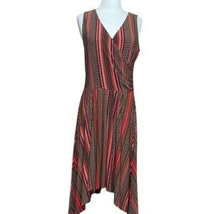 Lauren Ralph Lauren Faux Wrap Dress Size Medium